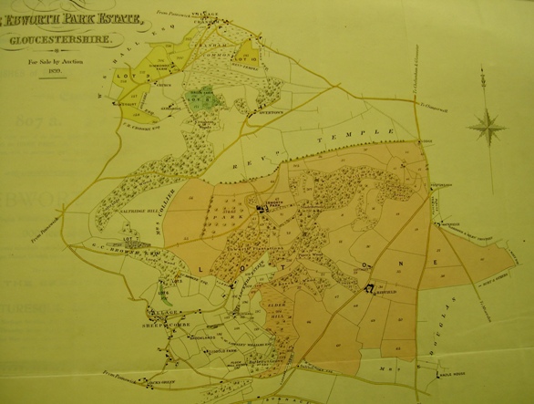 1899 Ebworth sale map