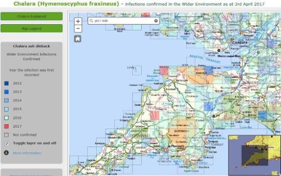 Main map: see http://chalaramap.fera.defra.gov.uk/