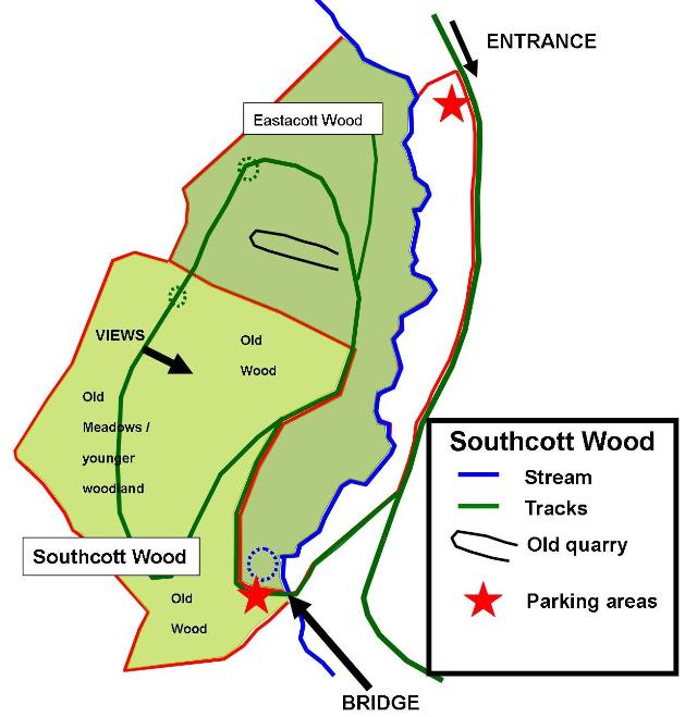Southcott Wood map 